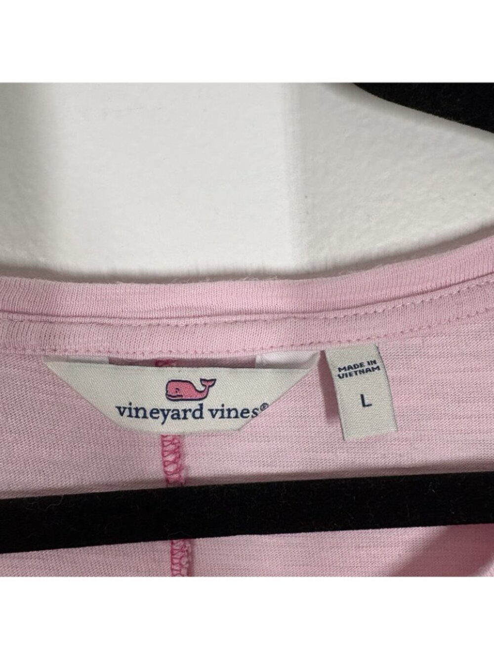 Vineyard Vines Women L Pink Cloud Ombre Slub Cotton Surftee T-Shirt Dress - Picture 5 of 7